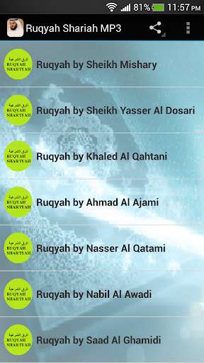 Run android online APK Ruqyah Shariah MP3 from MyAndroid or emulate Ruqyah Shariah MP3 using MyAndroid Run android online APK Ruqyah Shariah MP3 from MyAndroid or emulate Ruqyah Shariah MP3 using MyAndroid