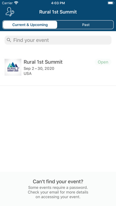 Emulate iPhone app Rural 1st ® Summit using MyAndroid Emulate iPhone app Rural 1st ® Summit using MyAndroid