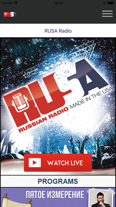 Emulate iPhone app RUSA Radio using MyAndroid Emulate iPhone app RUSA Radio using MyAndroid