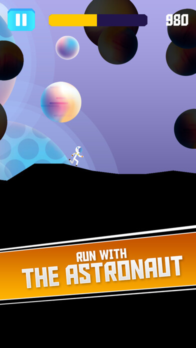 Emulate iPhone app Rush Astronaut Stick using MyAndroid