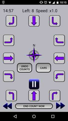 Emulate Android APK Rush Hour Traffic Counter