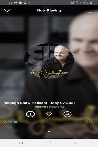 Run android online APK Rush Limbaugh Podcast Show Radio from MyAndroid or emulate Rush Limbaugh Podcast Show Radio using MyAndroid