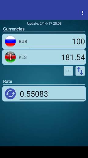 Run android online APK RUS Ruble x Kenyan Shilling from MyAndroid or emulate RUS Ruble x Kenyan Shilling using MyAndroid