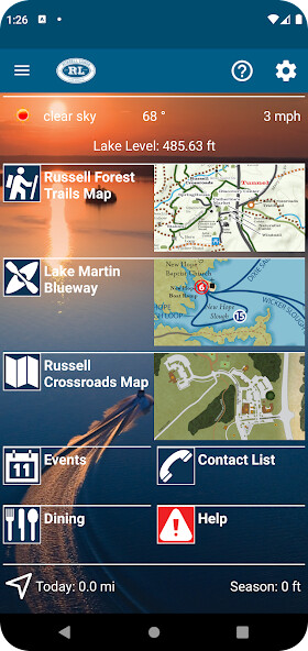Emulate iPhone app Russell Lands using MyAndroid