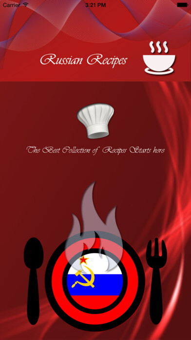 Emulate iPhone app Russian Food Recipes - Russian Recipes Collection using MyAndroid