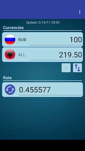 Run android online APK Russian Ruble x Albanian Lek from MyAndroid or emulate Russian Ruble x Albanian Lek using MyAndroid