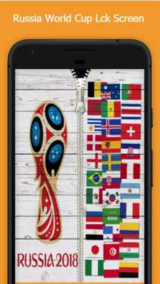 Emulate Android APK Russia World Cup 2018 Lock Screen