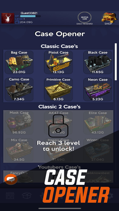 Emulate iPhone app Rust Clicker - Skins Simulator using MyAndroid Emulate iPhone app Rust Clicker - Skins Simulator using MyAndroid