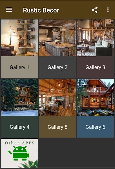Run android online APK Rustic Decor from MyAndroid or emulate Rustic Decor using MyAndroid
