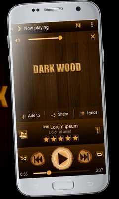 Emulate Android APK Rustic Music Player Theme