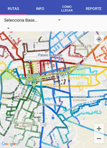 Run android online APK Rutas de Transporte from MyAndroid or emulate Rutas de Transporte using MyAndroid