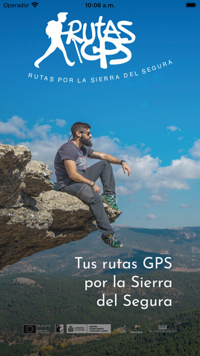 Emulate iPhone app Rutas GPS Sierra del Segura using MyAndroid