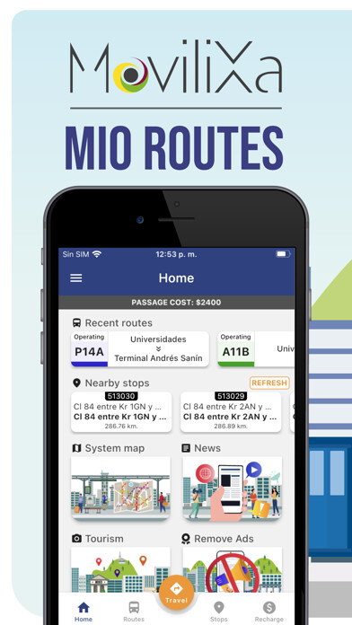 Emulate iPhone app Rutas MIO using MyAndroid Emulate iPhone app Rutas MIO using MyAndroid