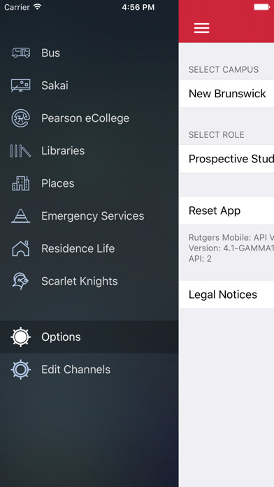 Emulate iPhone app Rutgers University using MyAndroid Emulate iPhone app Rutgers University using MyAndroid