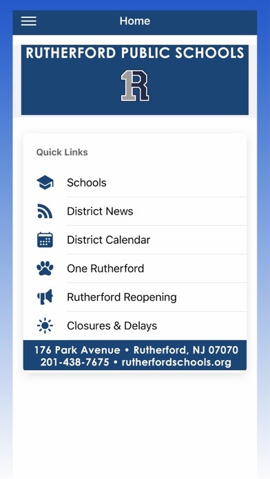 Emulate iPhone app Rutherford PS Mobile using MyAndroid Emulate iPhone app Rutherford PS Mobile using MyAndroid