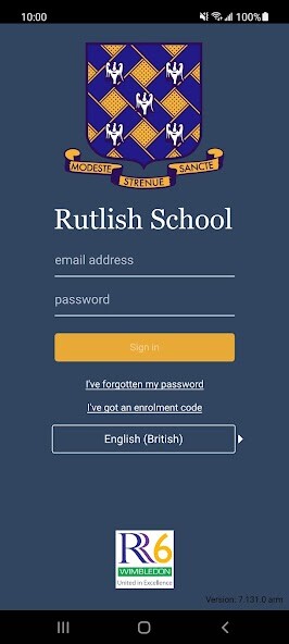 Run android online APK Rutlish School App from MyAndroid or emulate Rutlish School App using MyAndroid