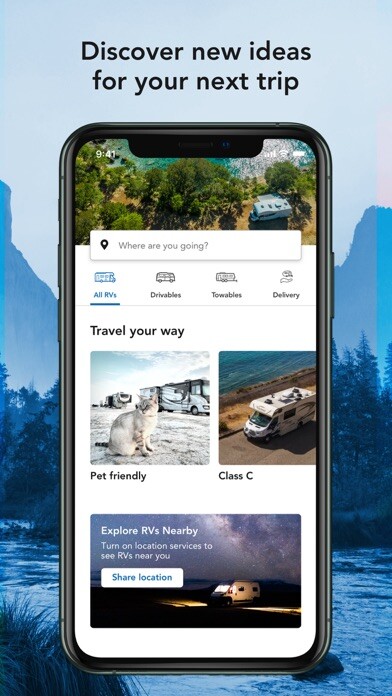 Emulate iPhone app RVshare - RV Rentals using MyAndroid Emulate iPhone app RVshare - RV Rentals using MyAndroid