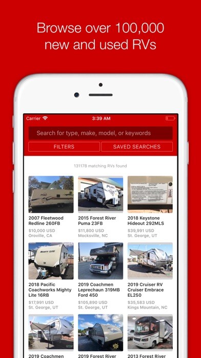 Emulate iPhone app RVT.com RV Classifieds using MyAndroid Emulate iPhone app RVT.com RV Classifieds using MyAndroid
