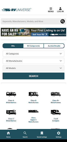 Run android online APK RVUniverse from MyAndroid or emulate RVUniverse using MyAndroid