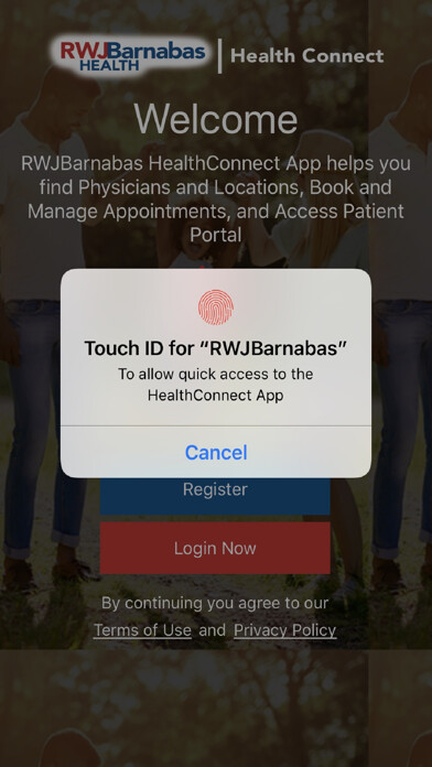 Emulate iPhone app RWJBarnabas HealthConnect using MyAndroid Emulate iPhone app RWJBarnabas HealthConnect using MyAndroid