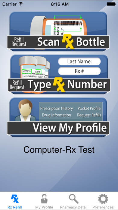 Emulate iPhone app Rx 2 Go using MyAndroid