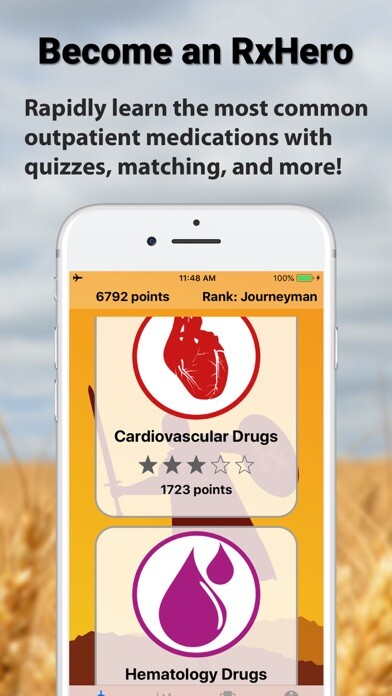 Emulate iPhone app RxHero - Master Top 250 Drugs using MyAndroid Emulate iPhone app RxHero - Master Top 250 Drugs using MyAndroid