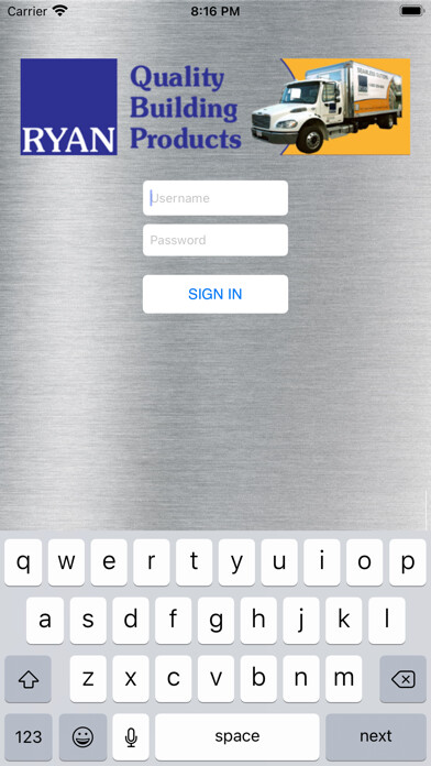 Emulate iPhone app Ryan Building Products using MyAndroid