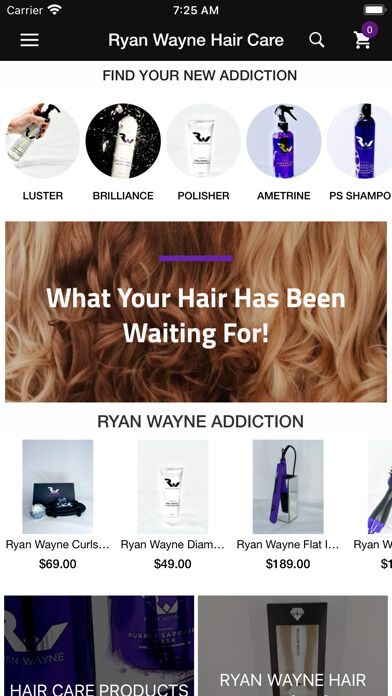 Emulate iPhone app Ryan Wayne Hair Care using MyAndroid Emulate iPhone app Ryan Wayne Hair Care using MyAndroid