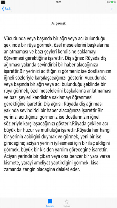 Emulate iPhone app Rya Tabirleri internetsiz using MyAndroid