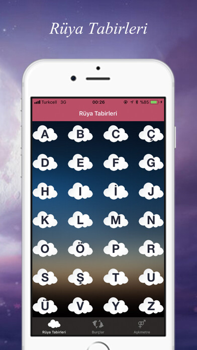 Emulate iPhone app Rüya Tabirleri Mobil using MyAndroid