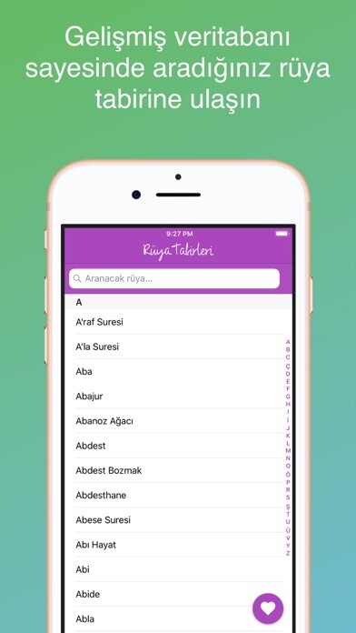Emulate iPhone app Rüya Tabirleri ve Açıklamaları using MyAndroid Emulate iPhone app Rüya Tabirleri ve Açıklamaları using MyAndroid