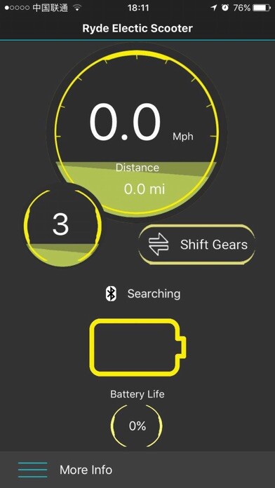 Emulate iPhone app Ryde Electric Scooter using MyAndroid