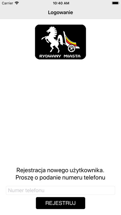 Emulate iPhone app Rydwany Miasta Taxi using MyAndroid Emulate iPhone app Rydwany Miasta Taxi using MyAndroid