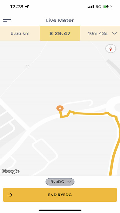 Emulate iPhone app RyeDC - Meter for ride-share using MyAndroid Emulate iPhone app RyeDC - Meter for ride-share using MyAndroid