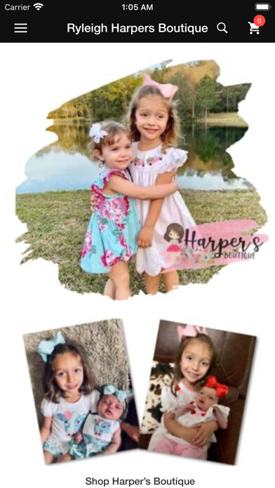 Emulate iPhone app Ryleigh Harpers Boutique using MyAndroid Emulate iPhone app Ryleigh Harpers Boutique using MyAndroid