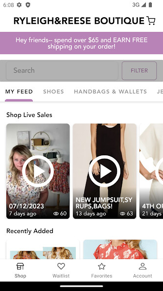 Emulate iPhone app RYLEIGH&REESE BOUTIQUE using MyAndroid Emulate iPhone app RYLEIGH&REESE BOUTIQUE using MyAndroid