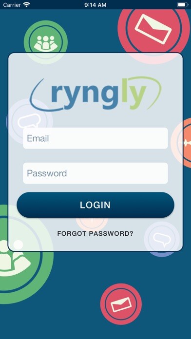 Emulate iPhone app Ryngly using MyAndroid