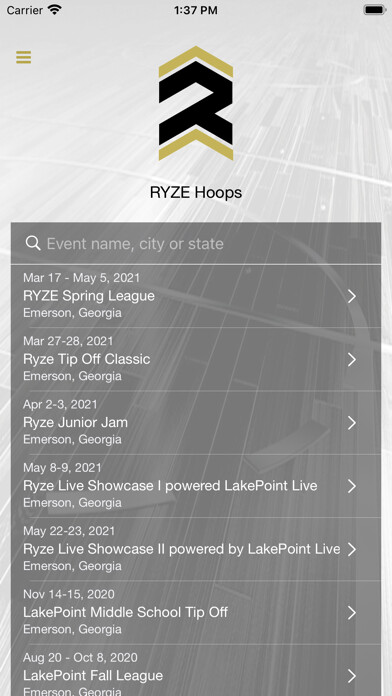 Emulate iPhone app RYZE Hoops using MyAndroid