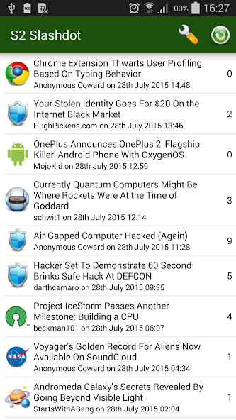 Run android online APK S2 Slashdot from MyAndroid or emulate S2 Slashdot using MyAndroid