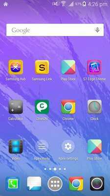 Emulate Android APK S7 Edge Plus launcher theme Emulate Android APK S7 Edge Plus launcher theme