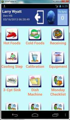 Emulate Android APK S9K HACCP 2