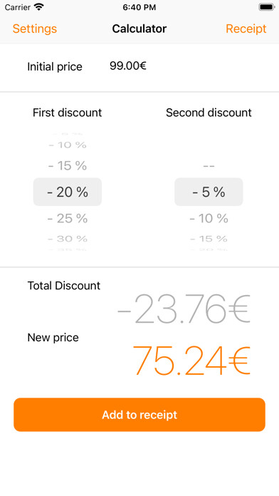 Emulate iPhone app Saaales calculator using MyAndroid Emulate iPhone app Saaales calculator using MyAndroid