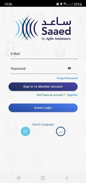 Run android online APK Saaed by Agile Assistance - Cu from MyAndroid or emulate Saaed by Agile Assistance - Cu using MyAndroid