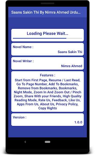 Run android online APK Saans Sakin Thi By Nimra Ahmed Urdu Novel from MyAndroid or emulate Saans Sakin Thi By Nimra Ahmed Urdu Novel using MyAndroid