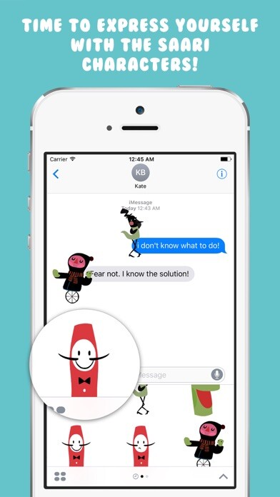 Emulate iPhone app Saari Stickers using MyAndroid Emulate iPhone app Saari Stickers using MyAndroid