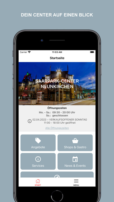 Emulate iPhone app Saarpark-Center Neunkirchen using MyAndroid Emulate iPhone app Saarpark-Center Neunkirchen using MyAndroid