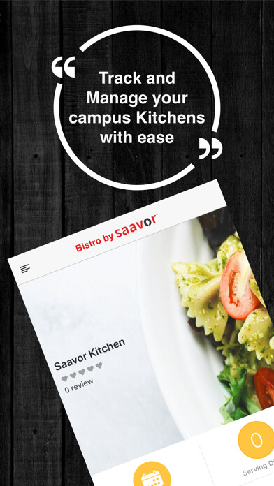 Emulate iPhone app Saavor Bistro using MyAndroid