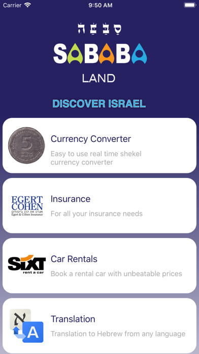 Emulate iPhone app Sababa Land using MyAndroid