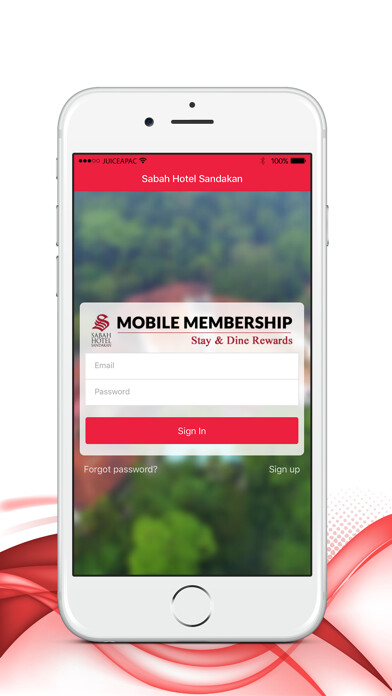 Emulate iPhone app Sabah Hotel Stay & Dine Rewards using MyAndroid