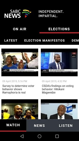 Run android online APK SABC News from MyAndroid or emulate SABC News using MyAndroid
